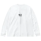 生きるの笑ってないぱんだ Big Long Sleeve T-Shirt