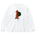 ＋Whimsyのcamp bear Big Long Sleeve T-Shirt