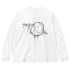 Pasaran_Worksのパサラン黒　飛翔 Big Long Sleeve T-Shirt