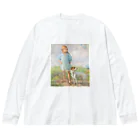 tarinaiのエーロ・ヤーネフェルト「少女と犬」 Big Long Sleeve T-Shirt