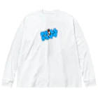 sho meの「Chill Days」 White Big Long Sleeve T-Shirt