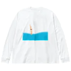 小鳥と映画館の夏でも冬でも飛び込み選手 Big Long Sleeve T-Shirt