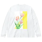 otofuke_madokaのやさしいチューリップ Big Long Sleeve T-Shirt