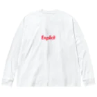 orumsの露骨な [Explicit] -Red Text Logo- Big Long Sleeve T-Shirt