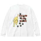 ハッピー・ラブラドールズのYellow Lab Daddy　イエローラブラドール ビッグシルエットロングスリーブTシャツ