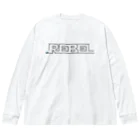 GALACTIC REBELのREBEL LINE BLACK ビッグシルエットロングスリーブTシャツ