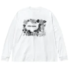 Alba spinaのボタニカル-バタフライ Big Long Sleeve T-Shirt