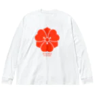 戦国神社 -戦国グッズ専門店-の宇喜多秀家【剣片喰】 Big Long Sleeve T-Shirt