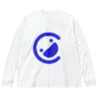 エクスペリメンタルのあおにこ☻ Big Long Sleeve T-Shirt