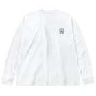 パーソナルジムWITH公式ショップ☆のWITH ブラックロゴ ワンポイント ロンT Big Long Sleeve T-Shirt