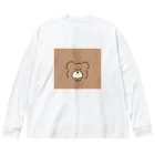 UKAのクマ好きな人が描いたクマ ビッグシルエットロングスリーブTシャツ