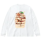 透月糖花のおしりパンケーキ ビッグシルエットロングスリーブTシャツ