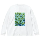 水彩屋の森林浴🌲 ビッグシルエットロングスリーブTシャツ