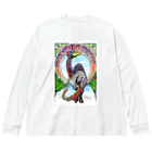 segasworksのデイノケイルス（ミュシャっぽい構図） Big Long Sleeve T-Shirt