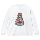 吟遊雑貨のウルフガール Big Long Sleeve T-Shirt