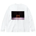 AI生成画像・風景・小物の写真をグッズにしてみましたのししとう3兄弟 Big Long Sleeve T-Shirt