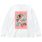 LOGOLOGのGirl & Money ビッグシルエットロングスリーブTシャツ