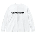 ace of starseedsのCapricorn 山羊座 Big Long Sleeve T-Shirt