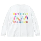 AURA_HYSTERICAのBuy high, sell higher ビッグシルエットロングスリーブTシャツ