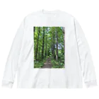 よだれ堂の緑の散歩道 Big Long Sleeve T-Shirt