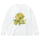 moeama suzuri storeのハウス Big Long Sleeve T-Shirt