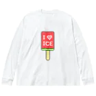 はちよんごのI♡ICE ビッグシルエットロングスリーブTシャツ