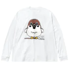 イラスト MONYAAT のスズメがちゅんA  Big Long Sleeve T-Shirt