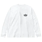 puikkoの大日本帝国陸軍近衛師団帽章（ワンポイント　グレー） Big Long Sleeve T-Shirt