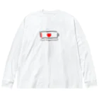 花濁りのPlease charge my heart！ ビッグシルエットロングスリーブTシャツ