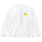 EVE ADDICT'のFire Logo Tee ビッグシルエットロングスリーブTシャツ