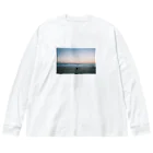 kyari dolphinのsea Tシャツ Big Long Sleeve T-Shirt