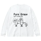 Pure Grape のPure Grape 【K.○○o○.T】 ビッグシルエットロングスリーブTシャツ