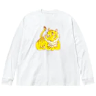 うさぎちゃんアイランドのトラちゃん ビッグシルエットロングスリーブTシャツ