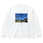 kazuminのBlue sky ビッグシルエットロングスリーブTシャツ