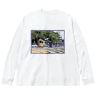 源内コンセプションの【水彩】 tram Porto Big Long Sleeve T-Shirt