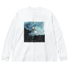 Masashi Kaminkoの【パンダ】イルカとポンちゃん Big Long Sleeve T-Shirt