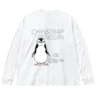 空とぶペンギン舎のアゴヒゲペンギン Big Long Sleeve T-Shirt