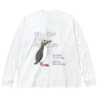 空とぶペンギン舎のキガシラペンギン Big Long Sleeve T-Shirt