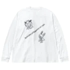 猫にmatatabiの猫にmatatabi  Actinidia polygama on cats Big Long Sleeve T-Shirt