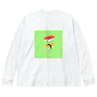 Wntのsushi no house ビッグシルエットロングスリーブTシャツ