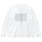 puikkoのロンゴロンゴ（黒） Big Long Sleeve T-Shirt