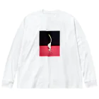 紅クラゲの自立ニンニク Big Long Sleeve T-Shirt