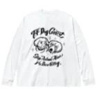 FF Dog Connect チャリティショップのFF Dog Connectチャリティ Big Long Sleeve T-Shirt