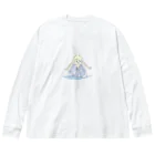 まめの金髪メガネちゃん Big Long Sleeve T-Shirt