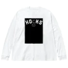 TandNのHOOKS03_ストリートファッション_スケート・サーフ・スノー ビッグシルエットロングスリーブTシャツ