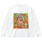 あかるいみらいけんきゅうじょのwonder(不可思議) Big Long Sleeve T-Shirt