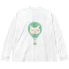 ..lineのネコキキュウ ビッグシルエットロングスリーブTシャツ