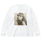 ZooBeeFooのLight Girl  Big Long Sleeve T-Shirt