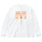 hyu-ge（イラスト）のhyu-ge ビッグシルエットロングスリーブTシャツ