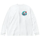 東亞幻撹工場の太空貿易中心大楼 Big Long Sleeve T-Shirt